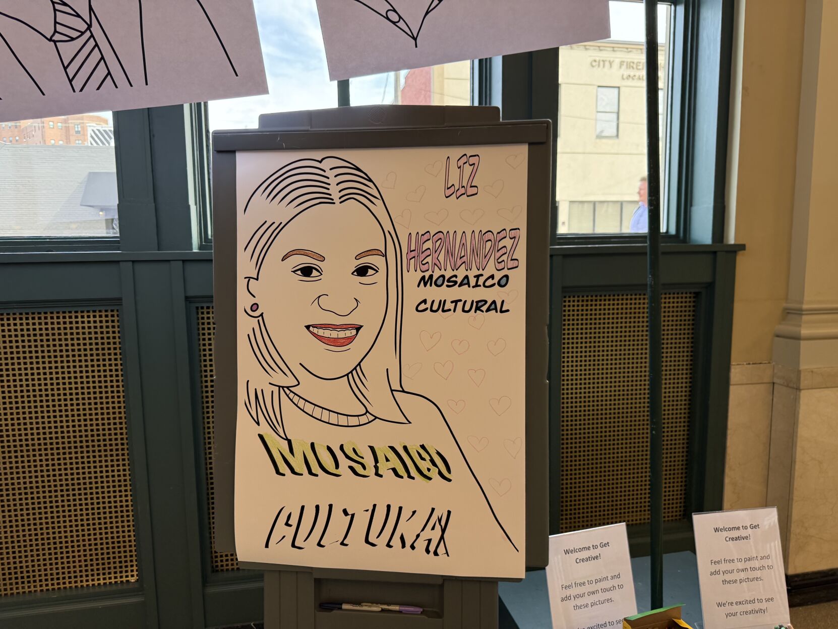 Liz Hernandez On Hispanic Heritage Display